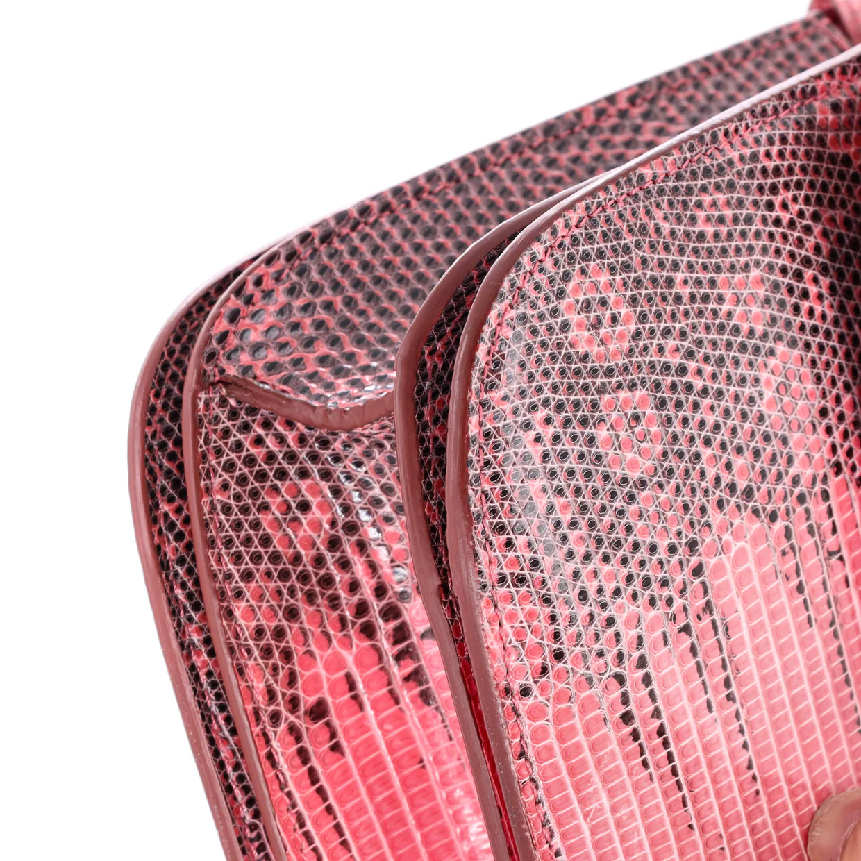 Classic Box Bag Lizard Medium - Deep Luxury