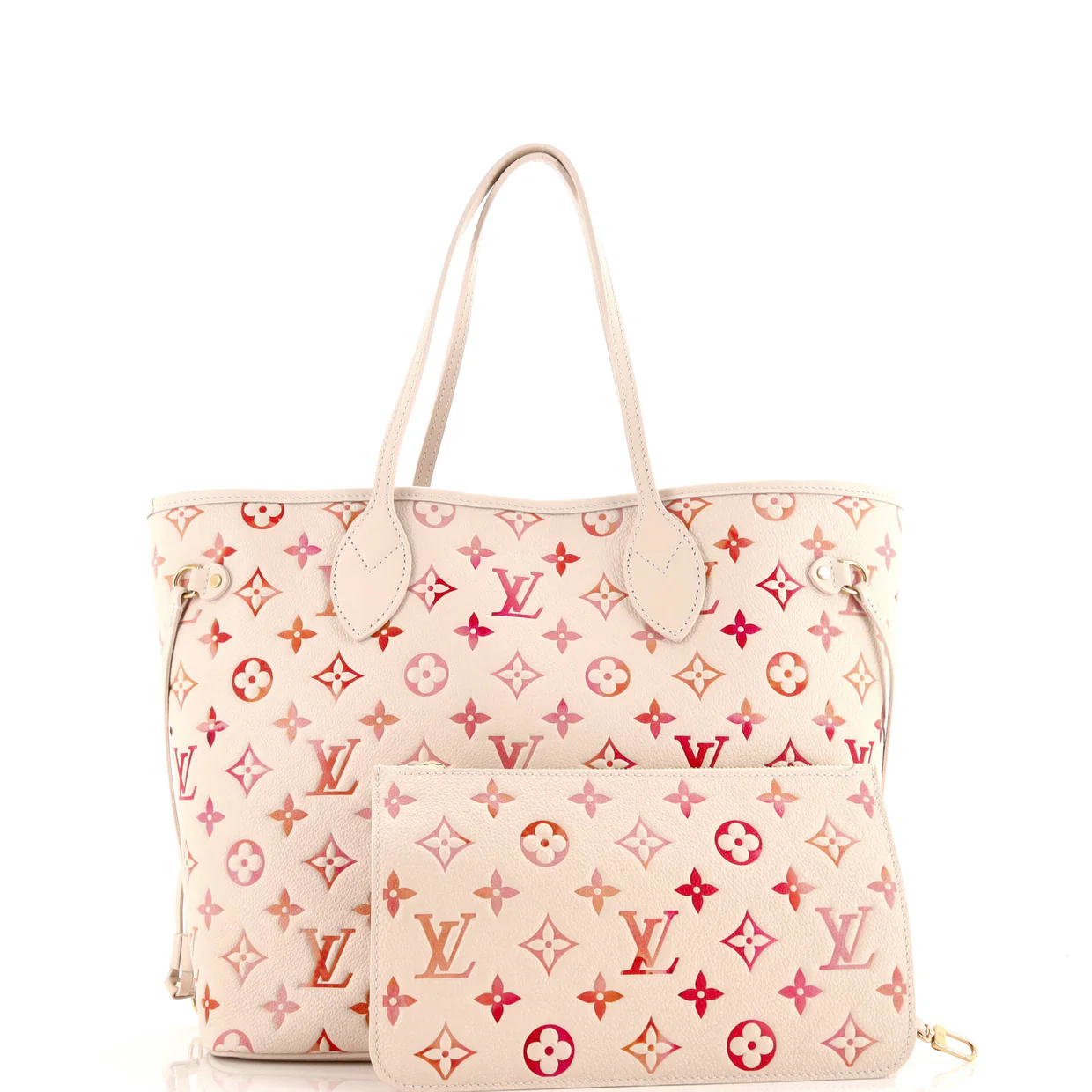 Neverfull NM Tote Monogram Empreinte Sunrise Aquarelle MM - Deep Luxury