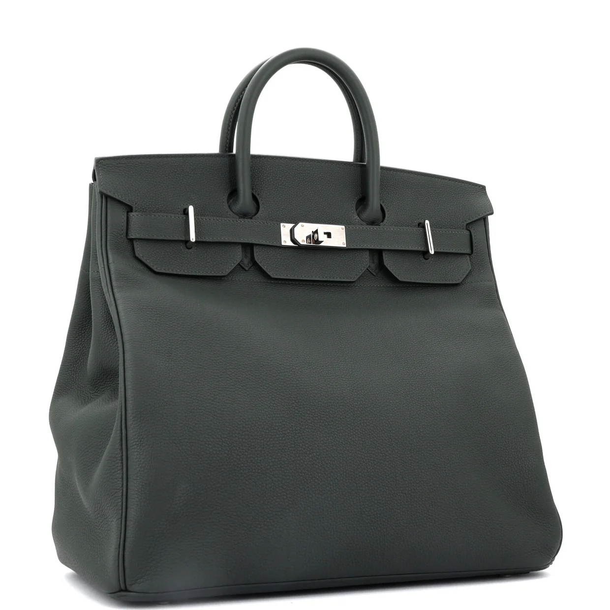HAC Birkin Bag Vert Foncé Togo with Palladium Hardware 40 - Deep Luxury