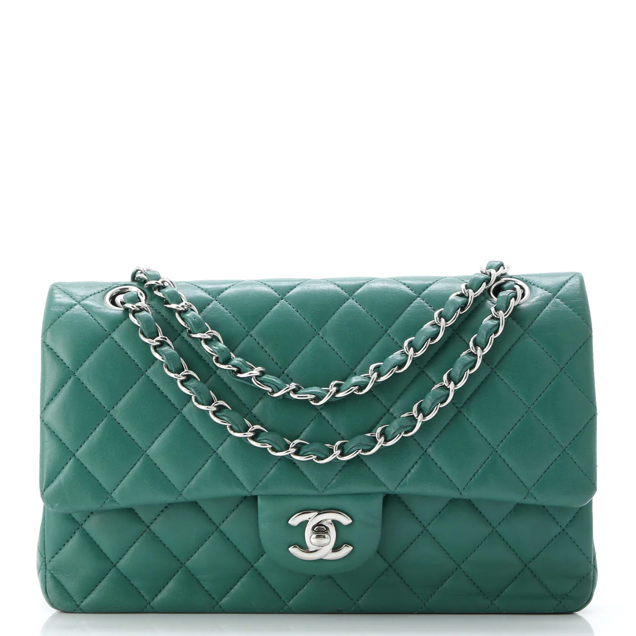 Classic Double Flap Bag Quilted Lambskin Medium - Deep Luxury