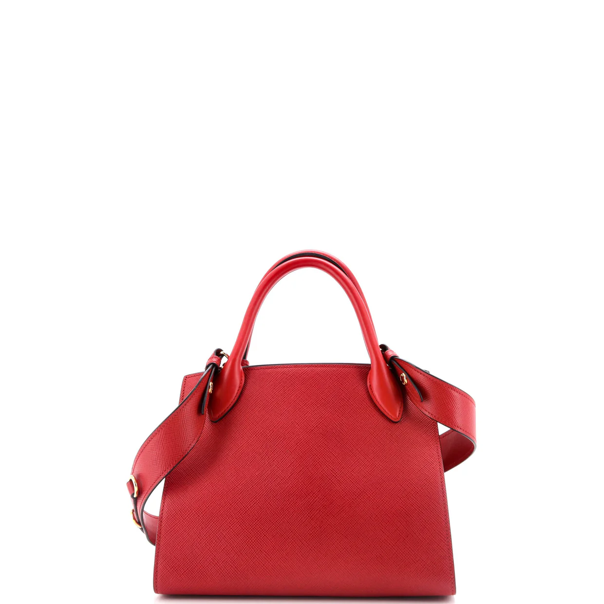 Monochrome Tote Saffiano with City Calf Small - Deep Luxury
