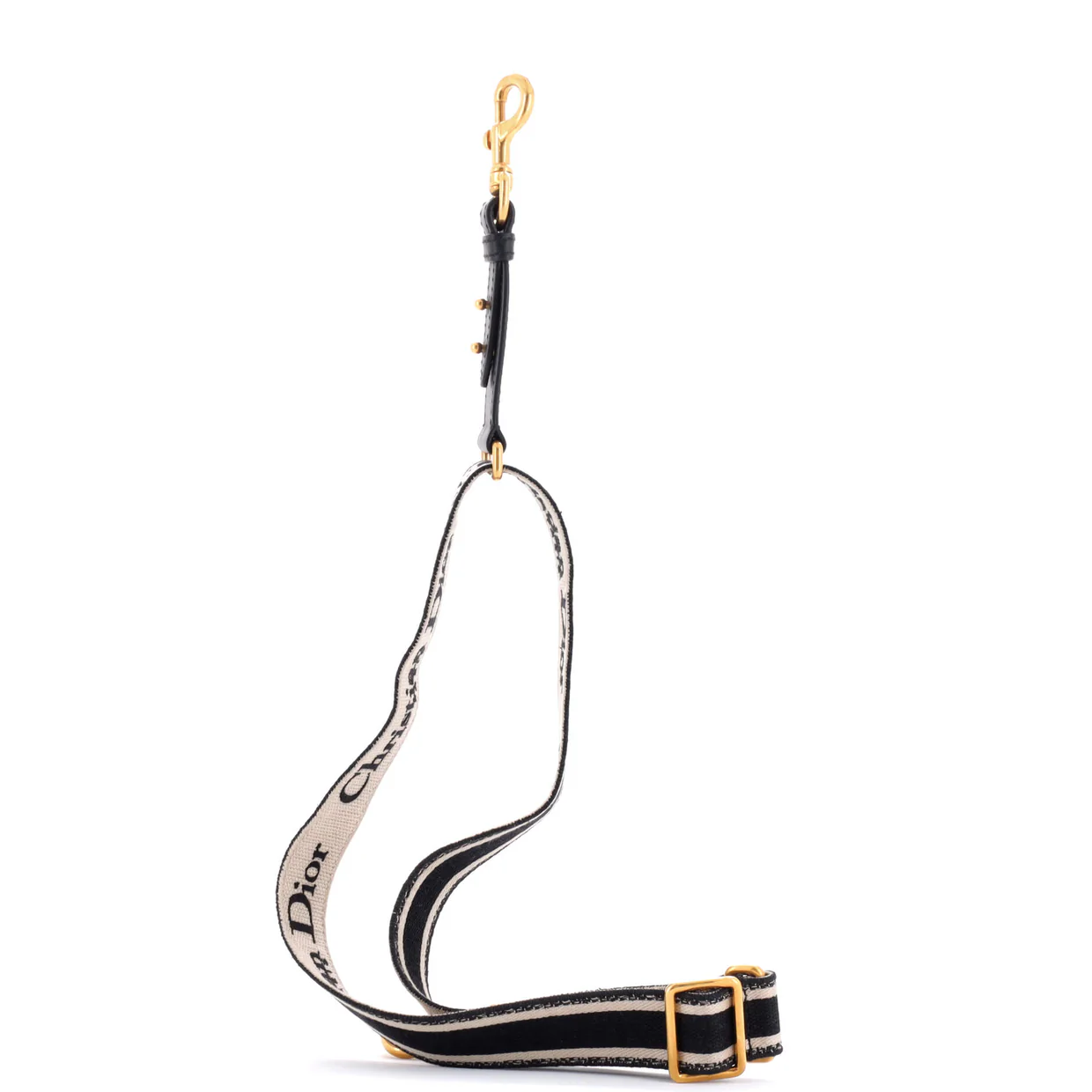Logo Shoulder Strap Embroidered Canvas Thin - Deep Luxury
