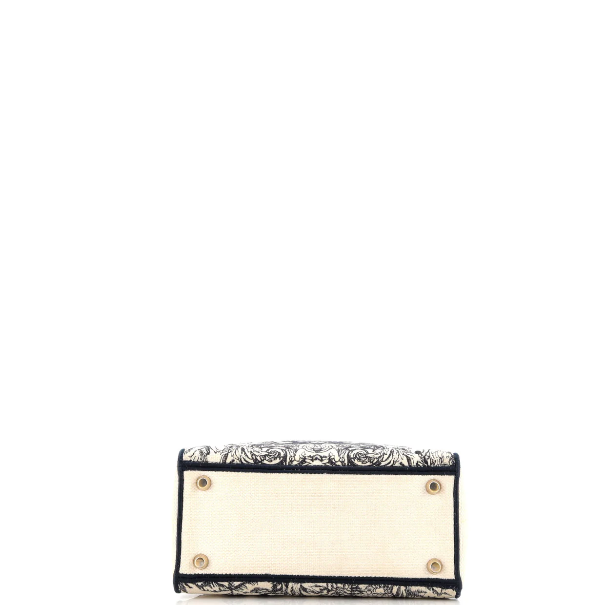 Toile de Jouy Lady D-Lite Bag Embroidered Canvas - Deep Luxury