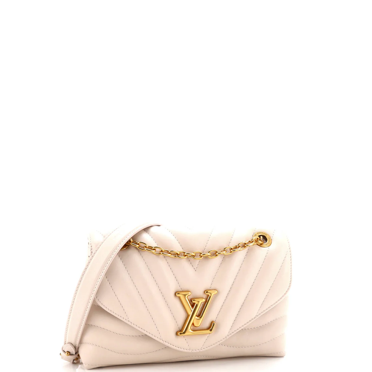 New Wave Chain Bag NM Quilted Leather MM - Deep Luxury