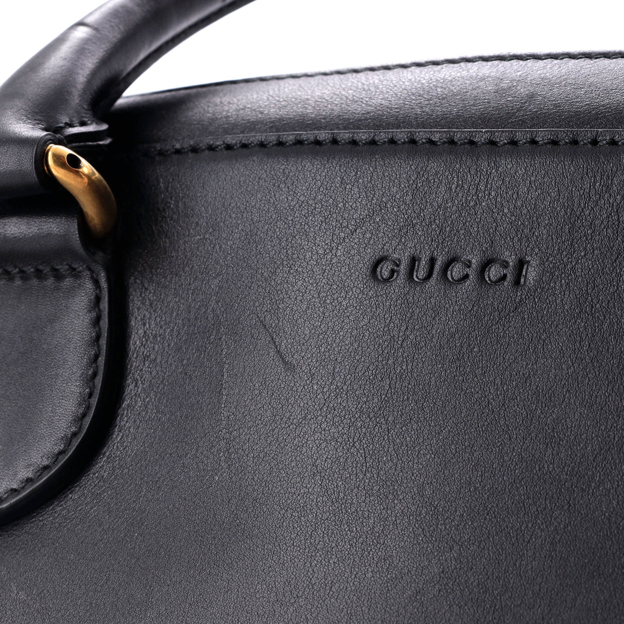 Animal Duffle Bag Embossed Leather Large - Deep Luxury