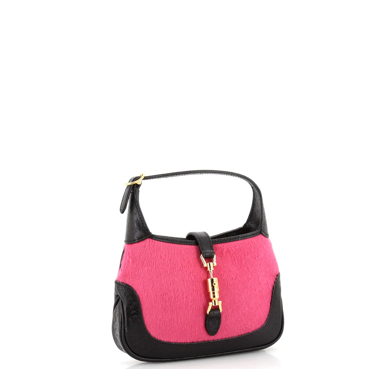 Jackie 1961 Hobo Calf Hair with Leather Mini - Deep Luxury