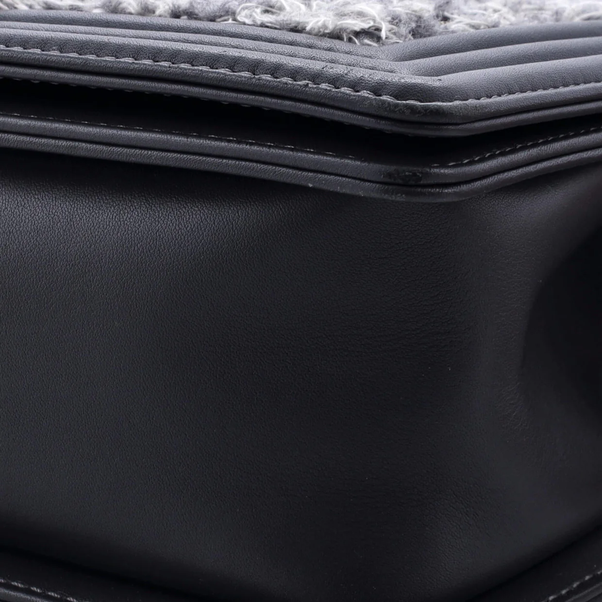 Boy Flap Bag Braided Tweed Old Medium - Deep Luxury