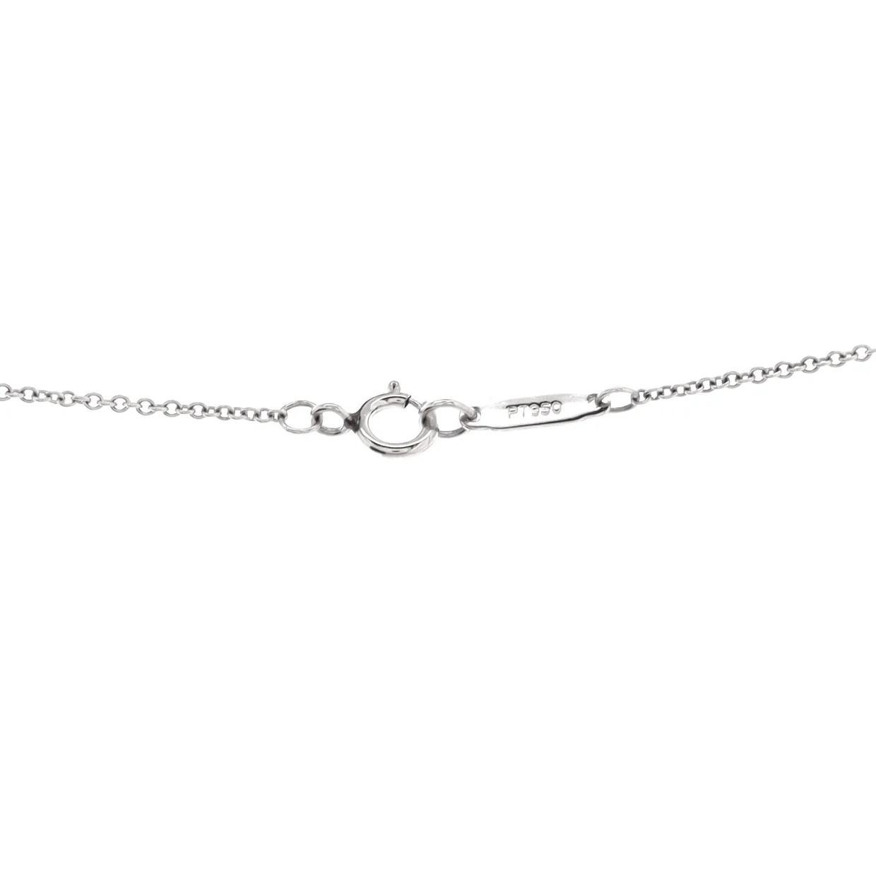 Jazz Cross Pendant Necklace Platinum with Diamonds Small - Deep Luxury