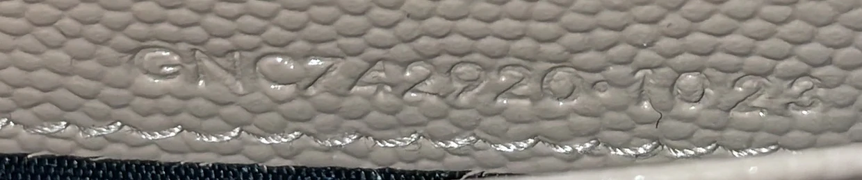 Classic Monogram Wallet on Chain Matelasse Chevron Leather Small - Deep Luxury