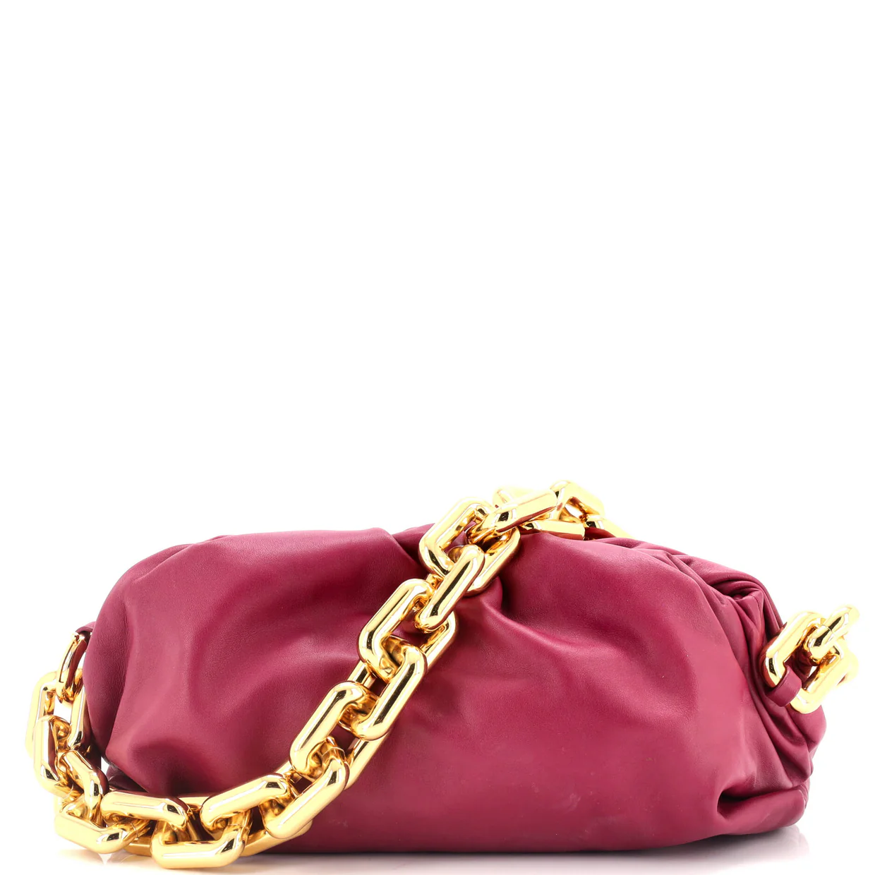 The Chain Pouch Leather - Deep Luxury