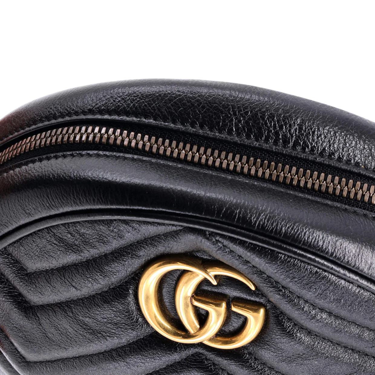 GG Marmont Round Shoulder Bag Matelasse Leather Mini - Deep Luxury