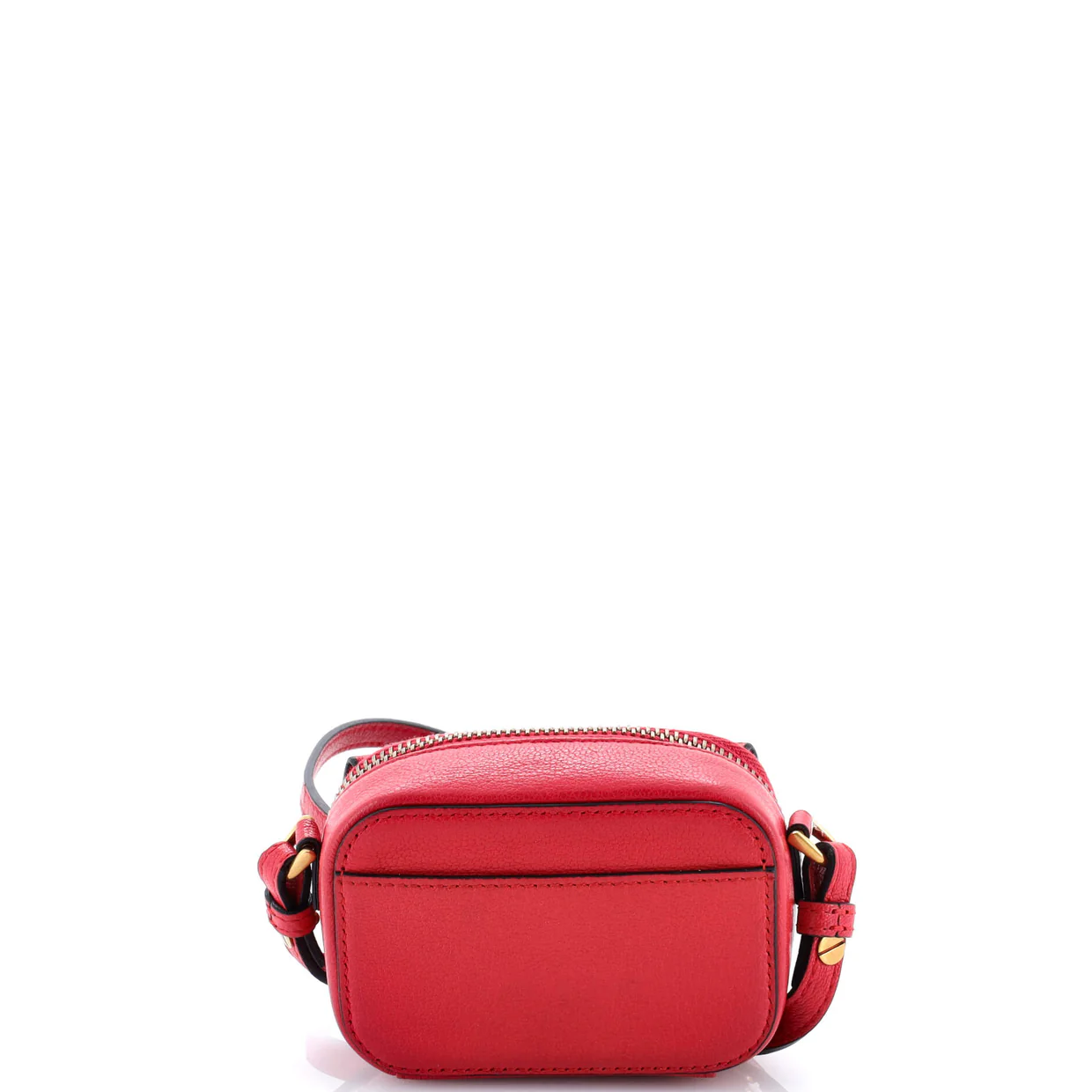 Saddle Shoulder Strap Pouch Goatskin Mini - Deep Luxury