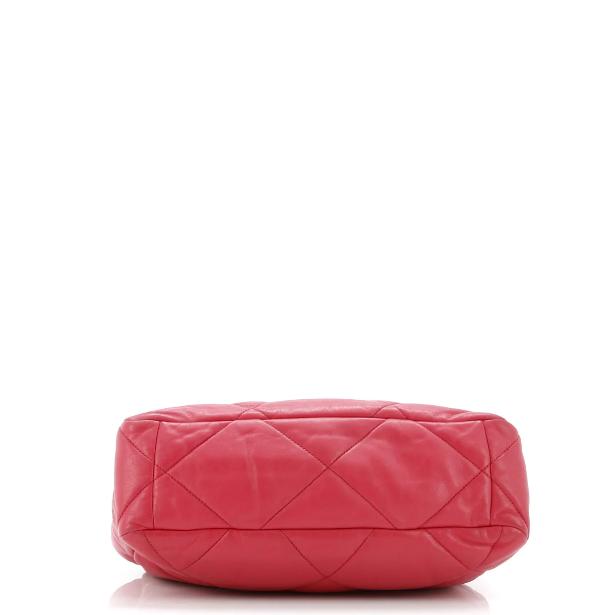 19 Flap Bag Quilted Leather Large - Deep Luxury