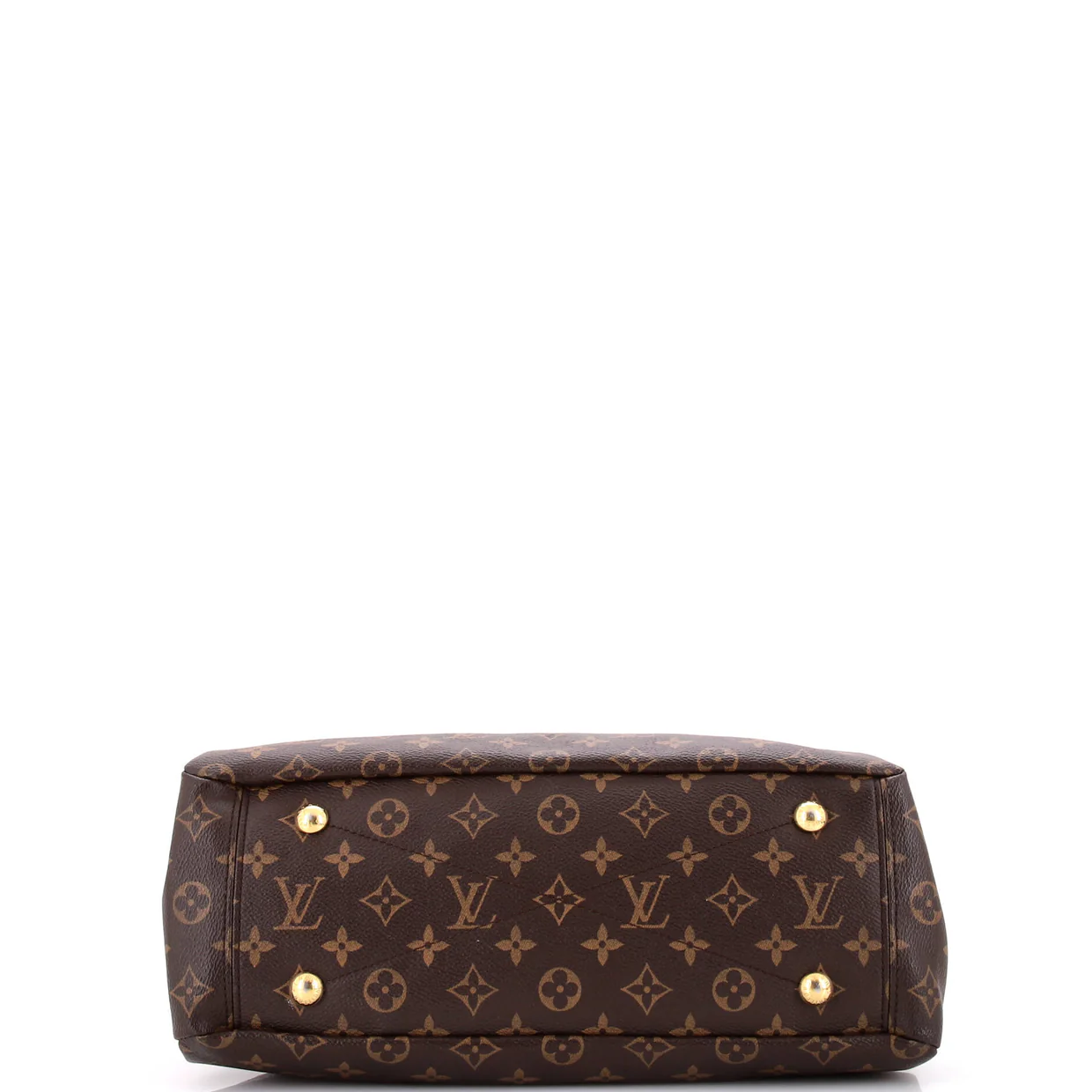 Pallas Tote Monogram Canvas with Leather - Deep Luxury