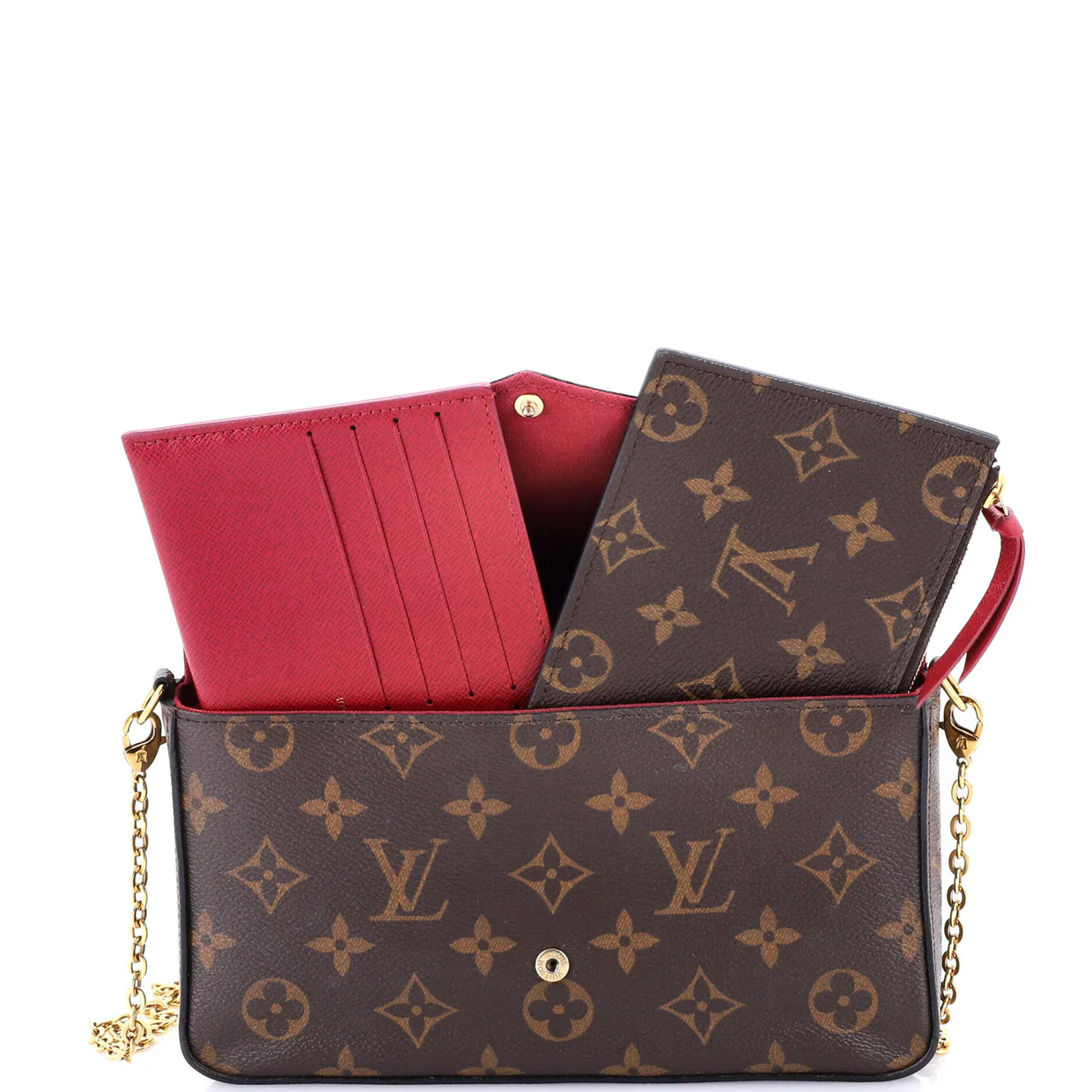 Felicie Pochette Monogram Canvas - Deep Luxury