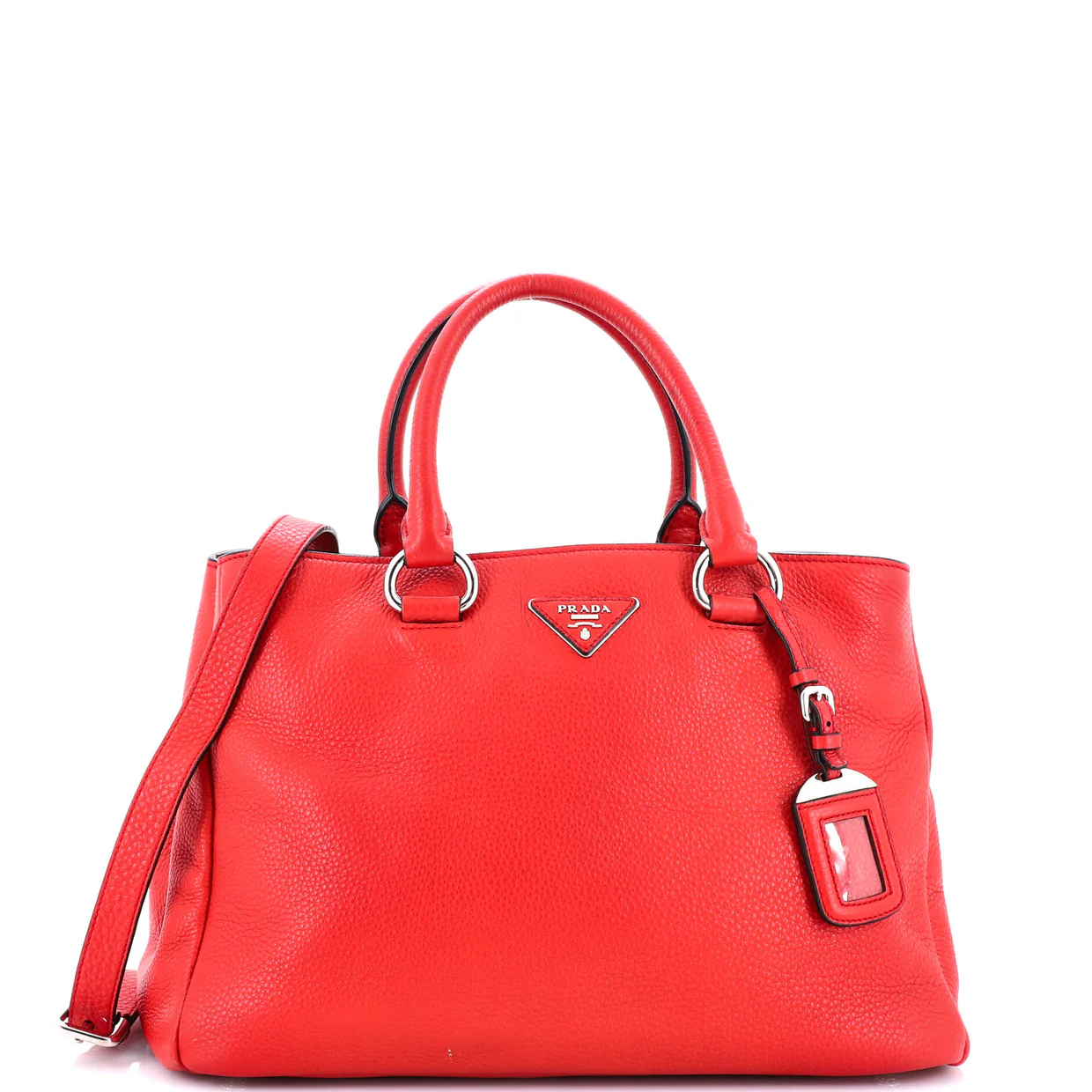 Convertible Shopping Tote Vitello Daino Medium - Deep Luxury