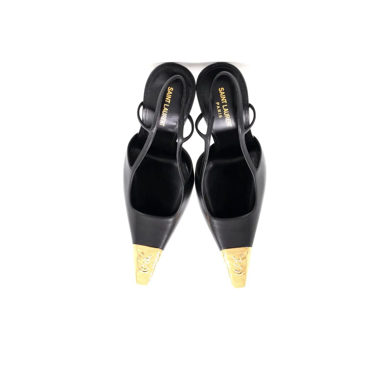 Women's Jeanne Slingback Pumps Leather with Metal 110 - Deep Luxury
