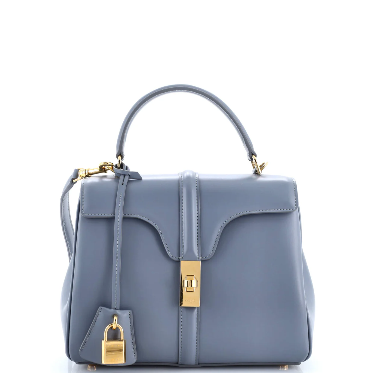 16 Top Handle Bag Smooth Calfskin Small - Deep Luxury