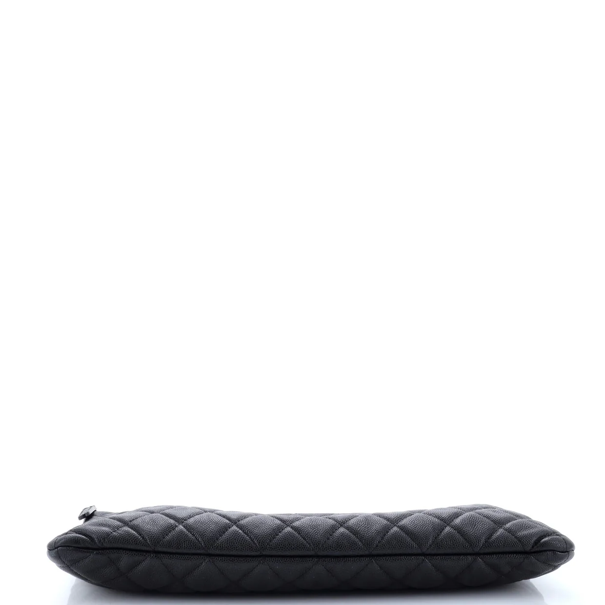 O Case Clutch Quilted Caviar Large - Deep Luxury
