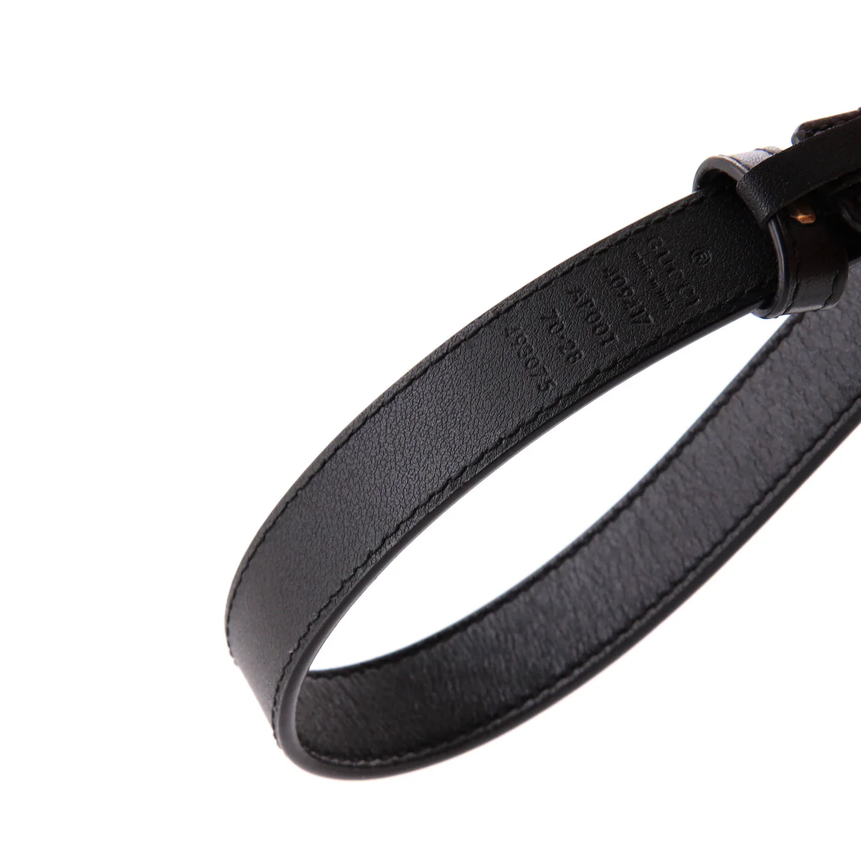 GG Marmont Belt Leather Thin - Deep Luxury