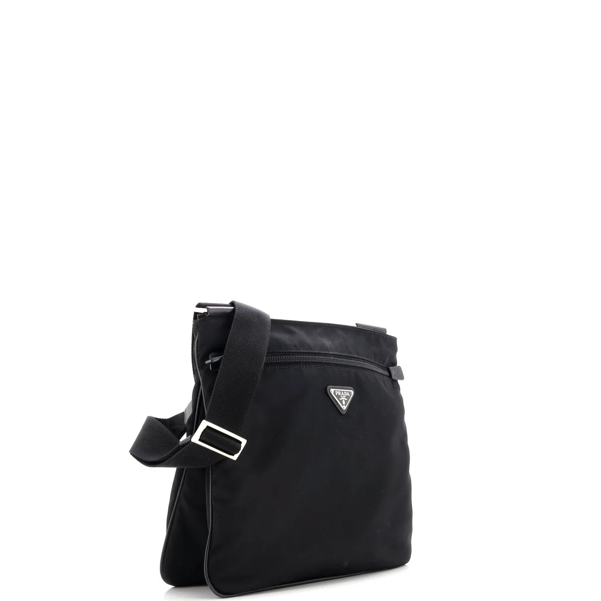 Front Pocket Messenger Bag Tessuto Medium - Deep Luxury