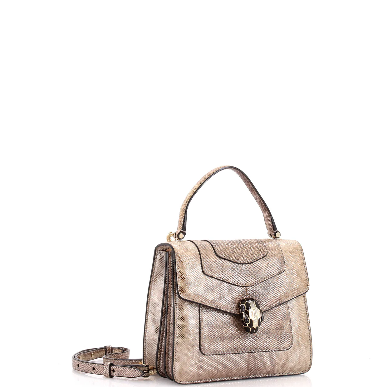 Serpenti Forever Top Handle Bag Karung Small - Deep Luxury