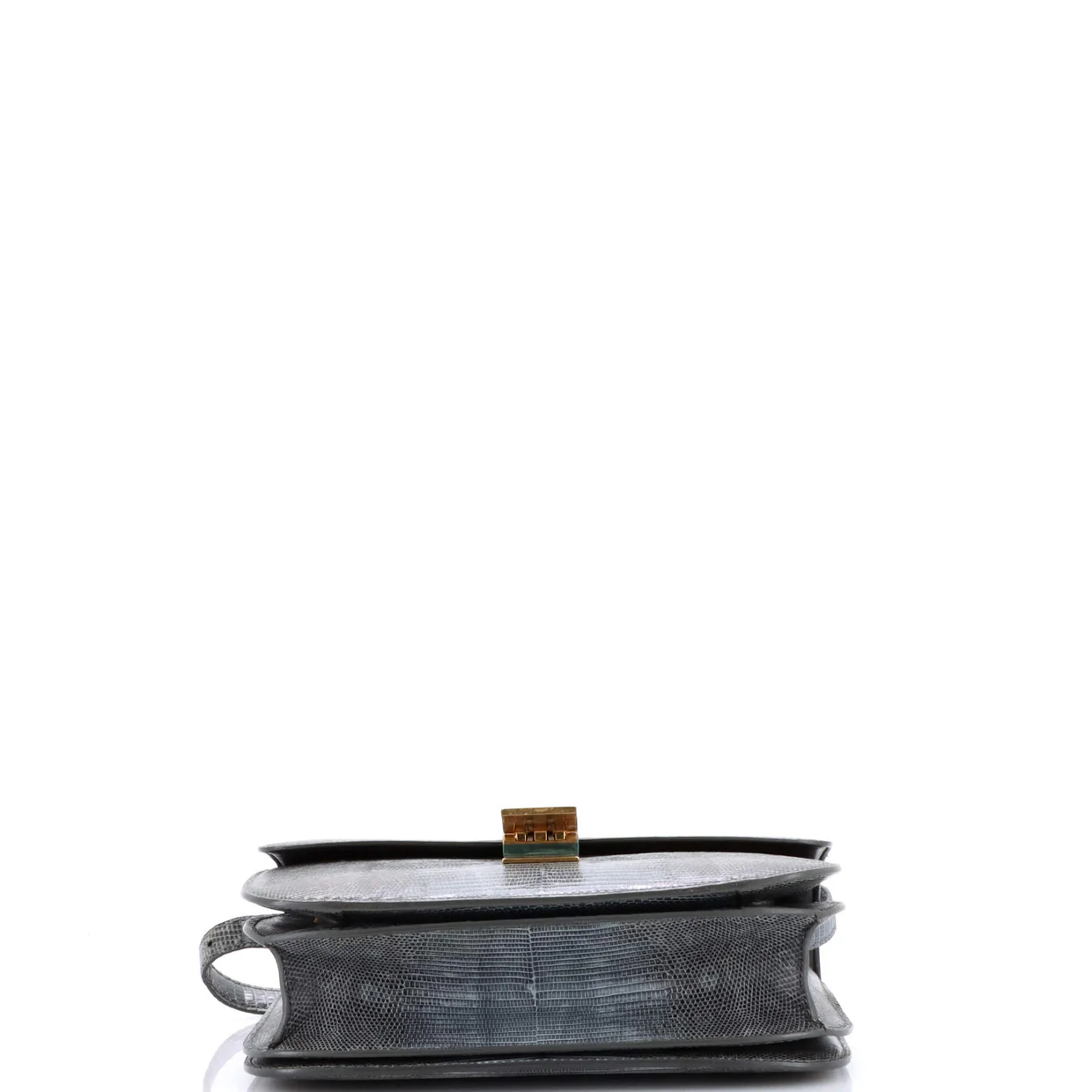 Classic Box Bag Lizard Medium - Deep Luxury