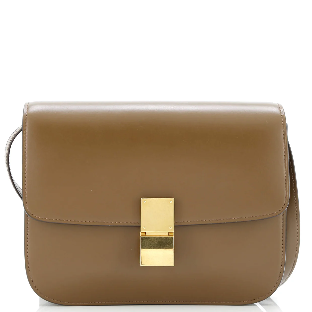 Classic Box Bag Smooth Leather Medium - Deep Luxury