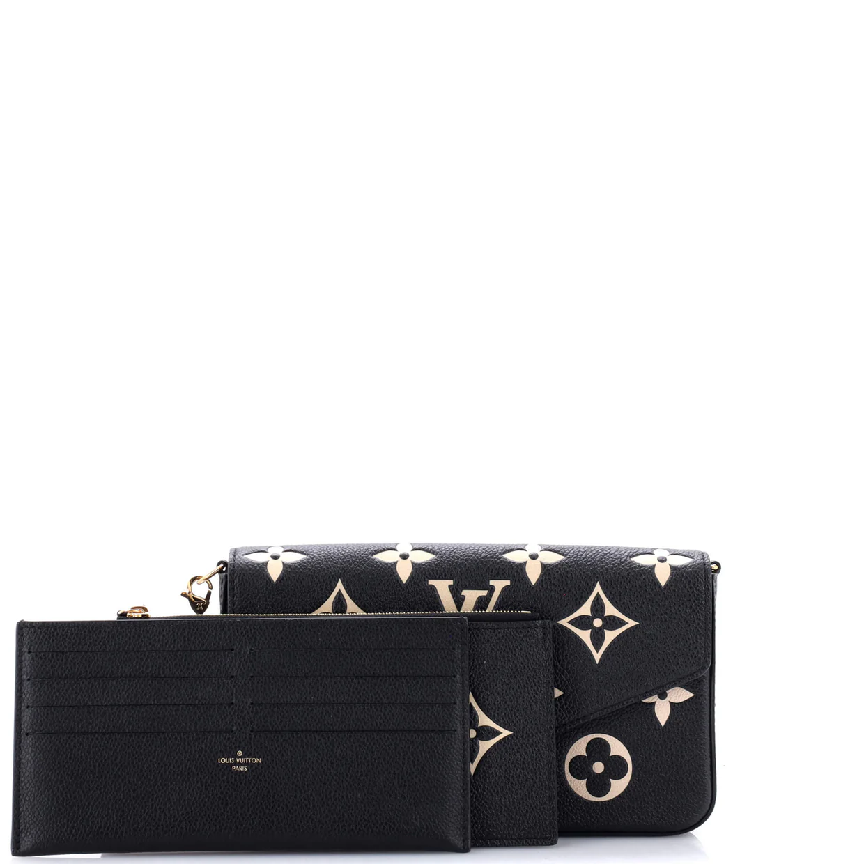 Felicie Pochette Bicolor Monogram Empreinte Giant - Deep Luxury