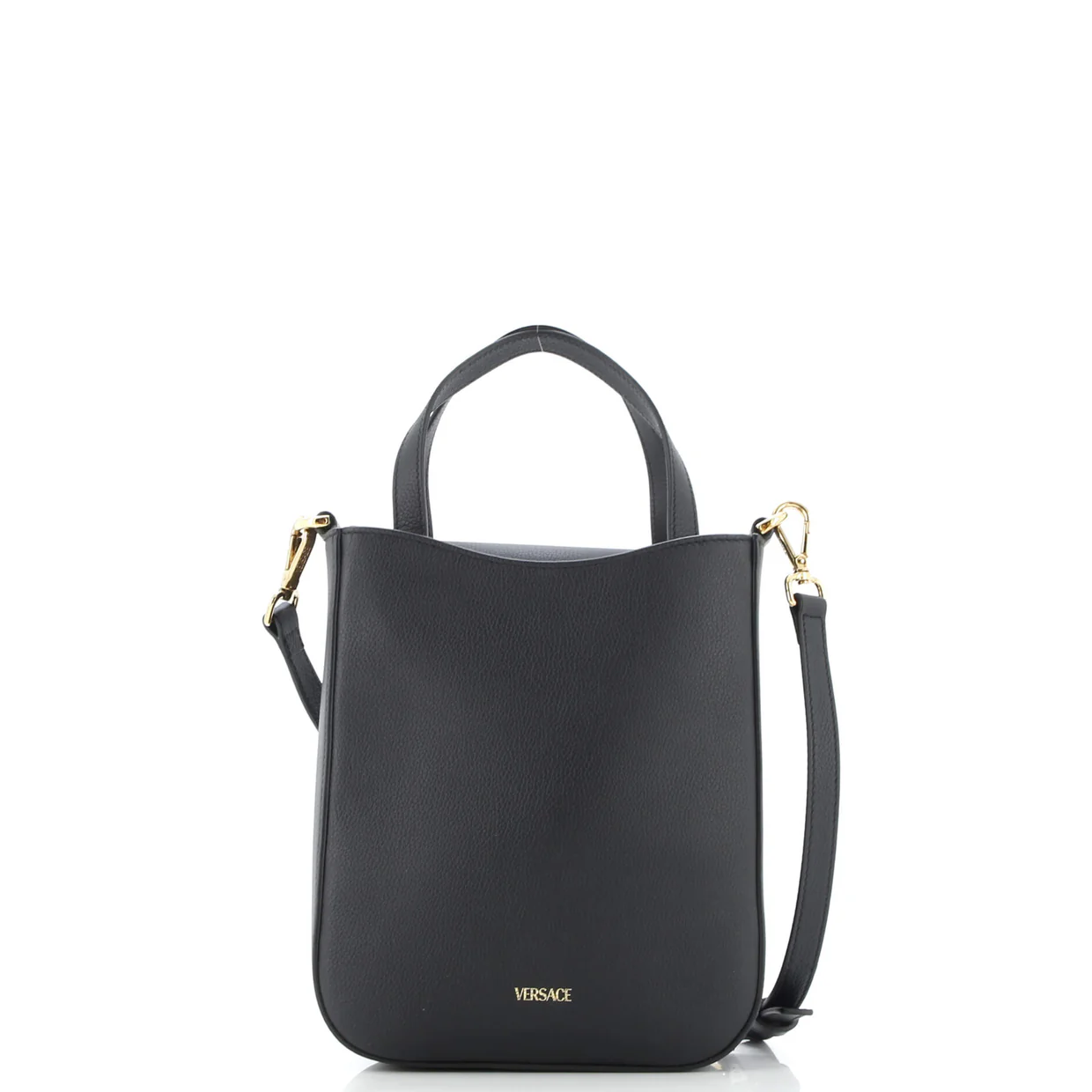 La Medusa Top Handle Crossbody Bag Leather Small - Deep Luxury