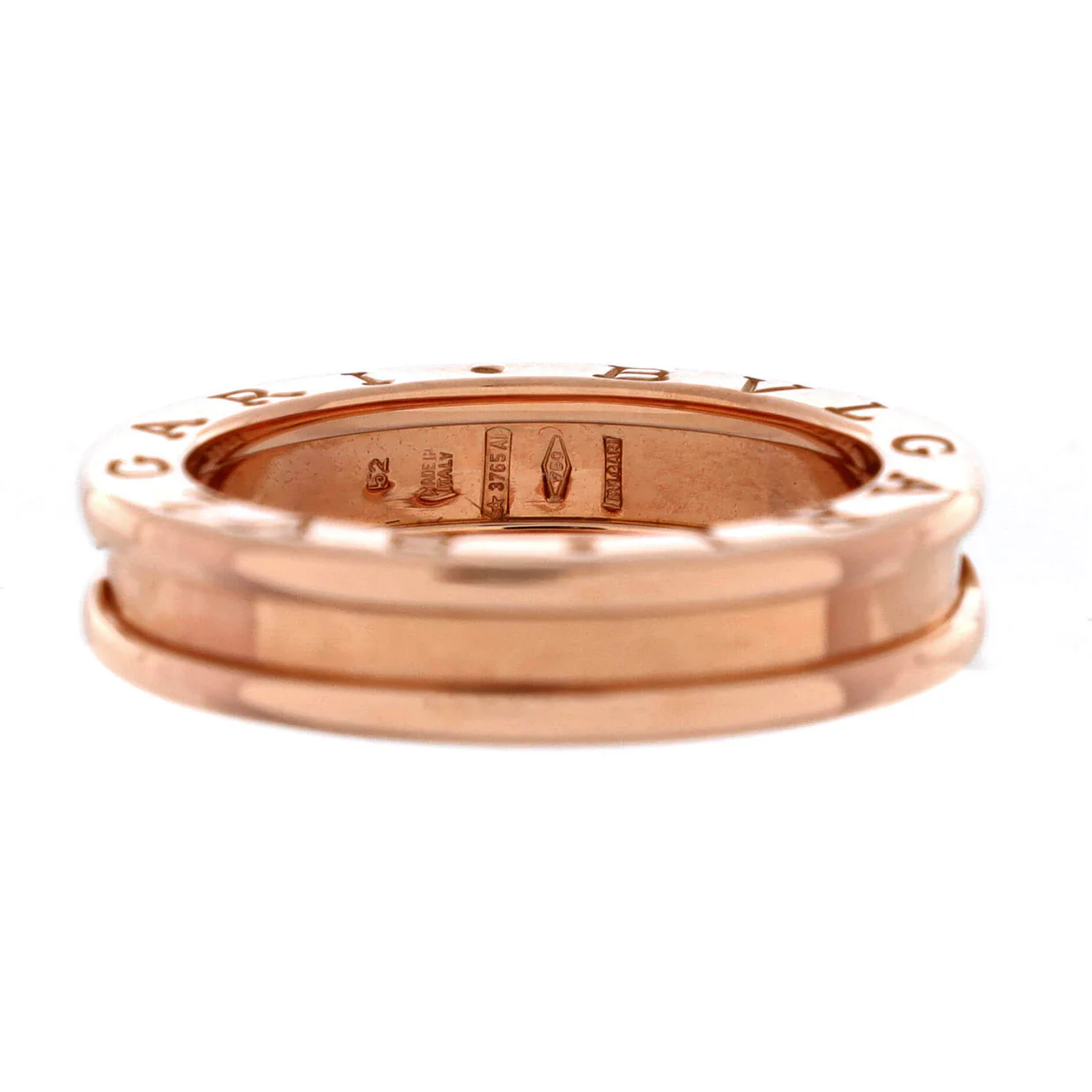 B.Zero1 One Band Ring 18K Rose Gold - Deep Luxury