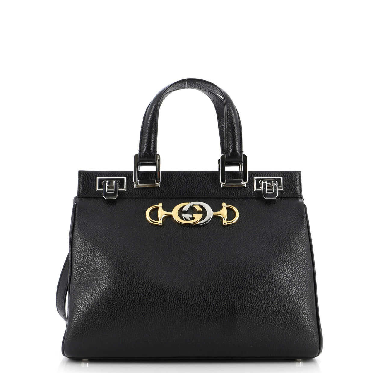Zumi Top Handle Bag Leather Small - Deep Luxury