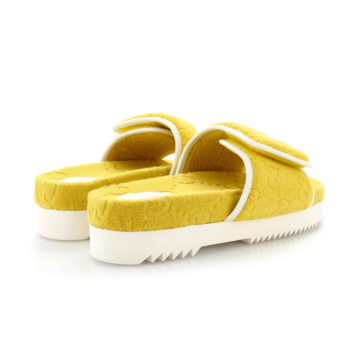 x Adidas Women's Platform Slide Sandals Terry Cloth - Deep Luxury