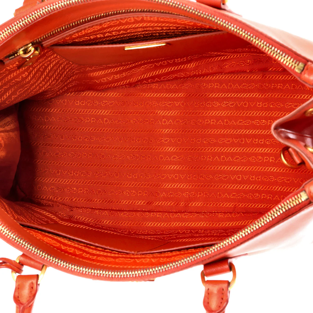 Double Zip Lux Tote Saffiano Leather Medium - Deep Luxury