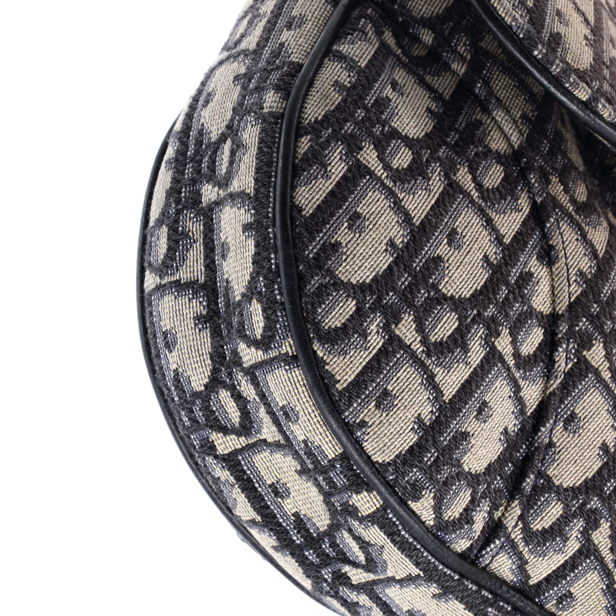 Saddle Crossbody Bag Oblique Canvas - Deep Luxury
