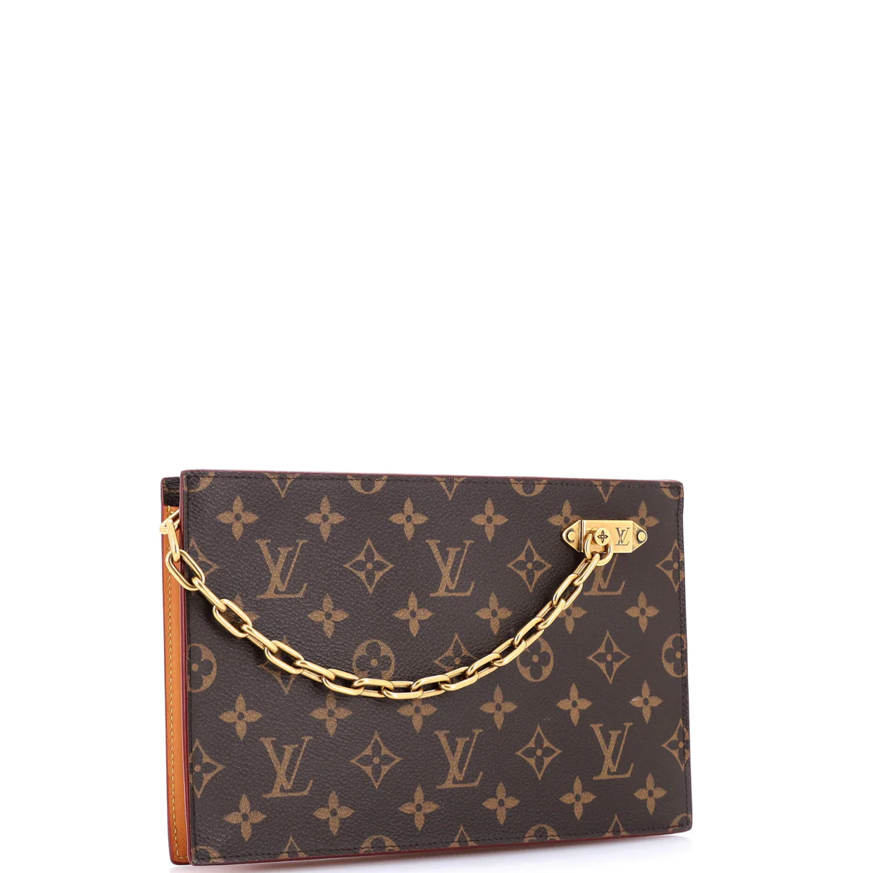 Legacy Chain Clutch Monogram Canvas - Deep Luxury