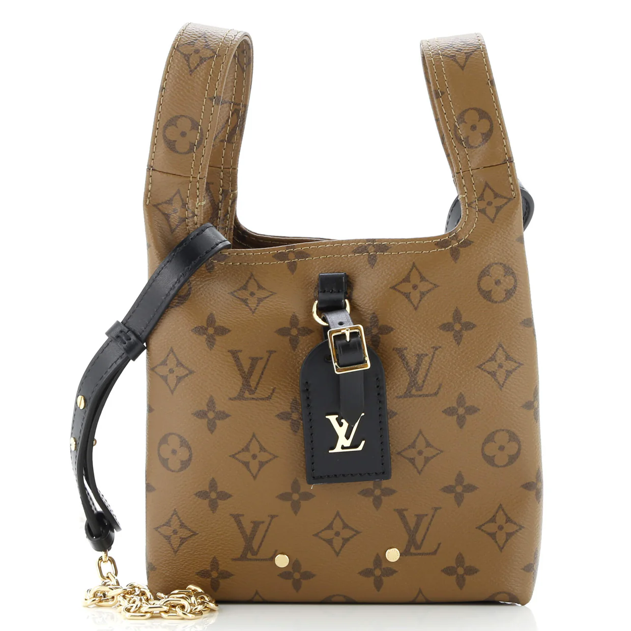 Atlantis Handbag Reverse Monogram Canvas BB - Deep Luxury