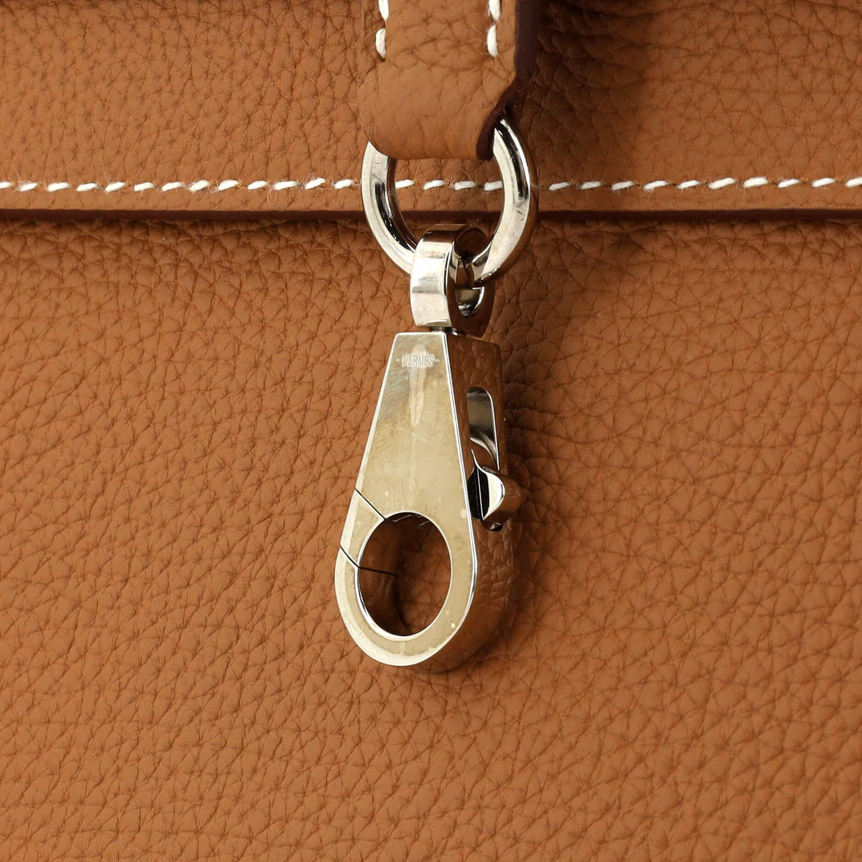 Kelly Handbag Gold Togo with Palladium Hardware 28 - Deep Luxury