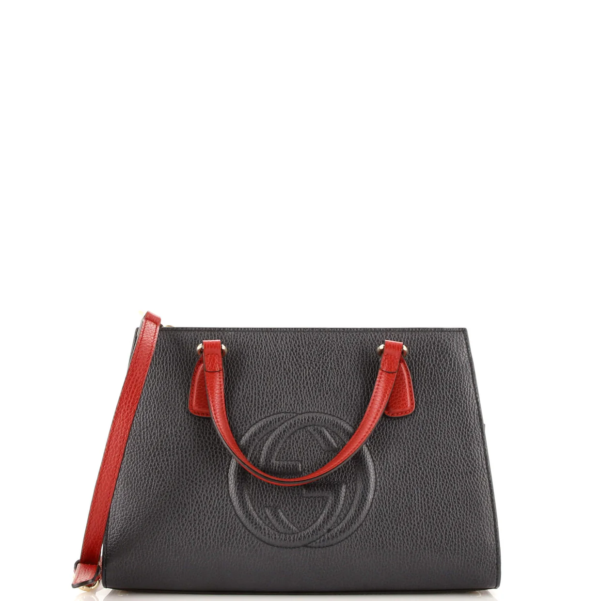 Soho Convertible Top Handle Satchel Leather Medium - Deep Luxury