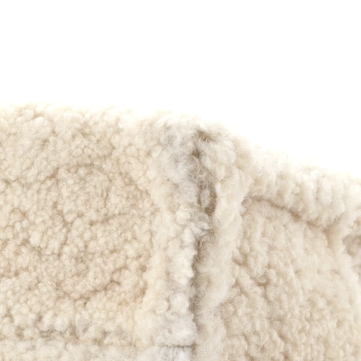 Cabas Thais Tote Triomphe Embroidered Shearling Small - Deep Luxury