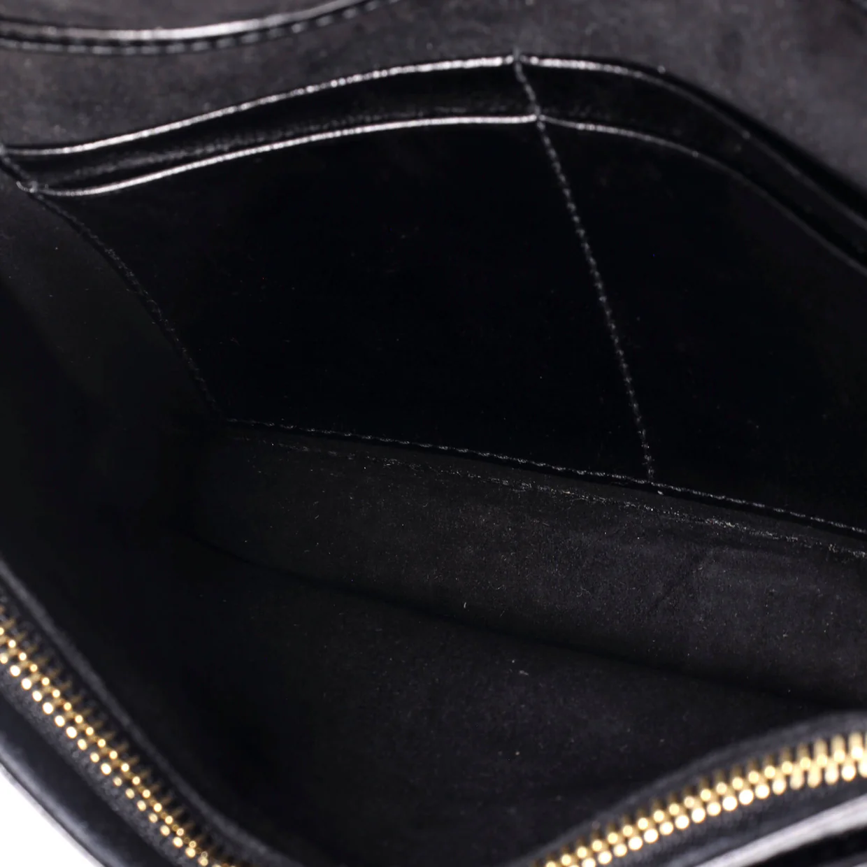 Diorama Wallet on Chain Leather - Deep Luxury