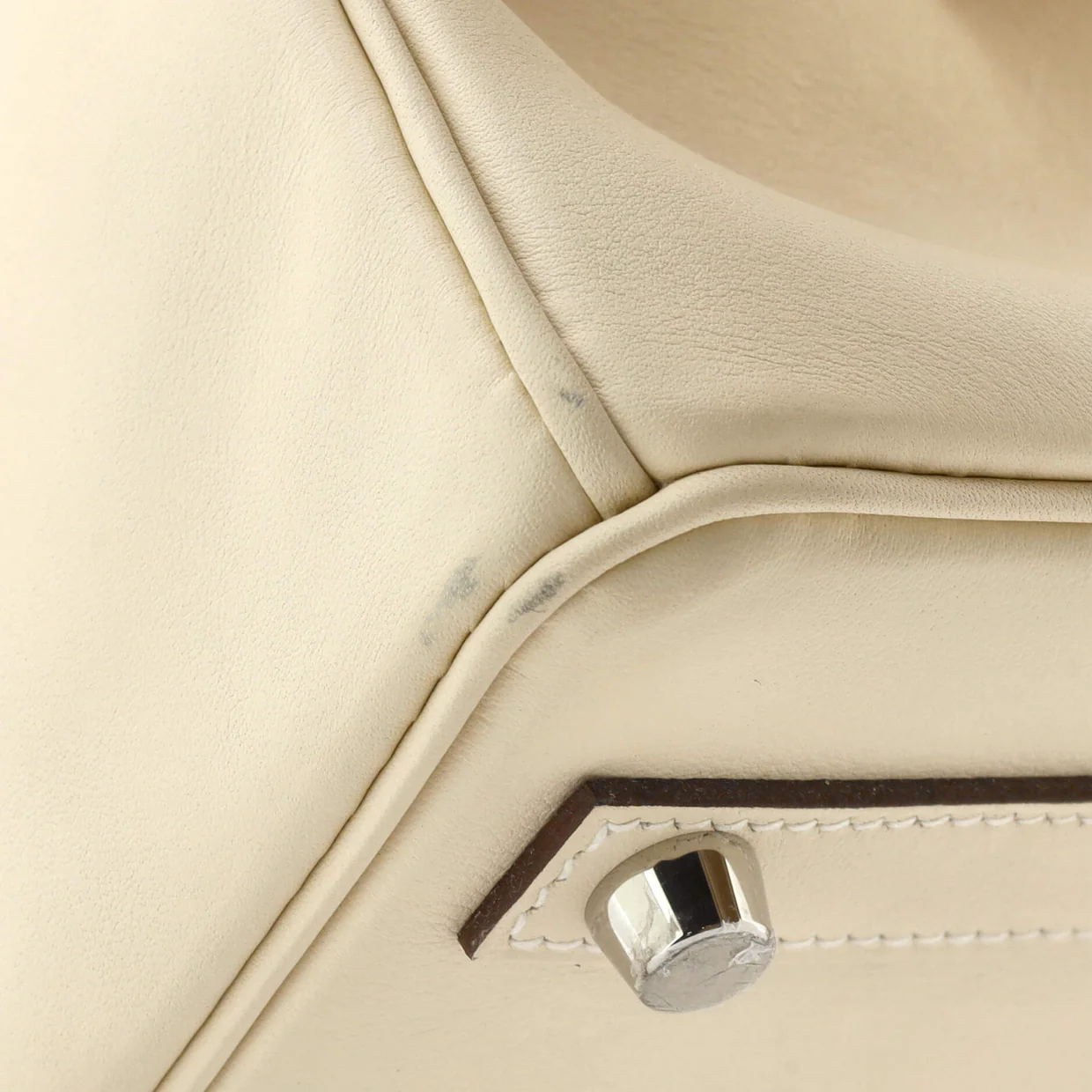 Birkin Handbag Light Swift with Palladium Hardware 25 - Deep Luxury