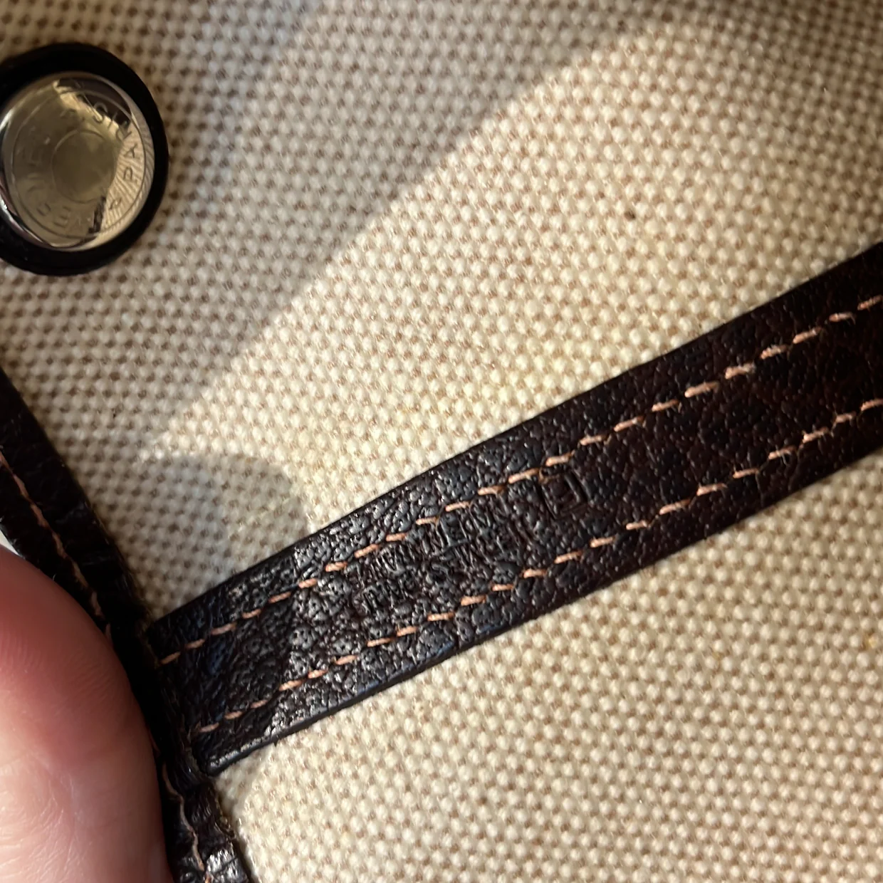 Garden Party Tote Toile and Leather 36 - Deep Luxury