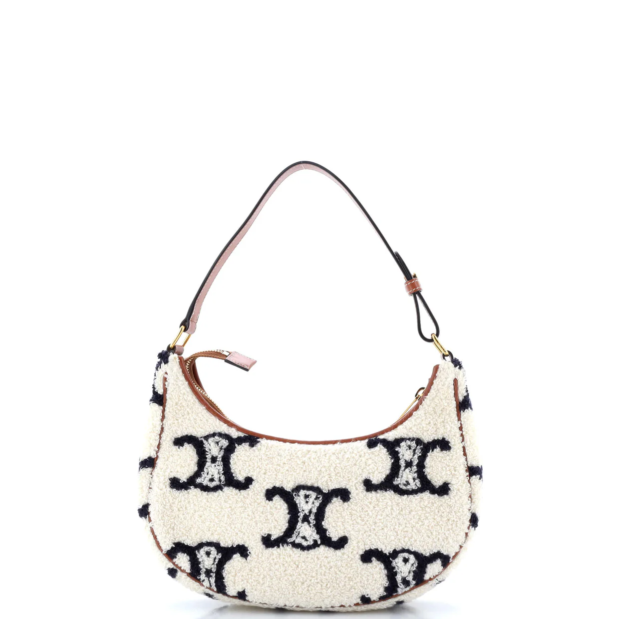 Ava Bag Triomphe Embroidered Boucle Textile - Deep Luxury
