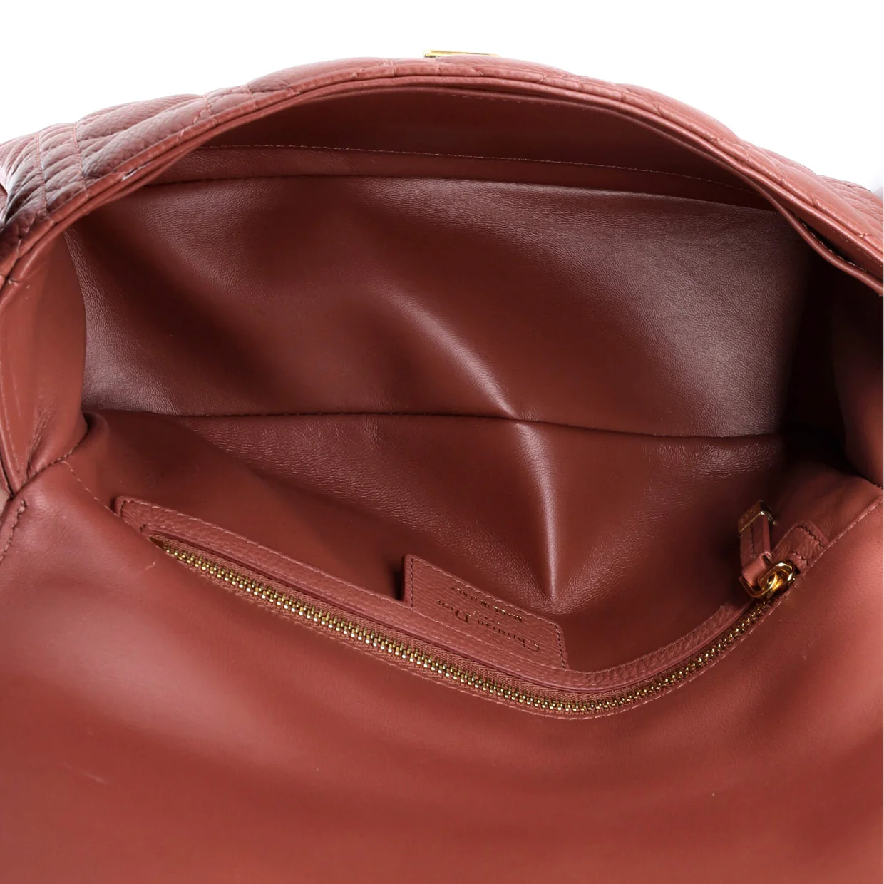 Caro Bag Cannage Quilt Calfskin New Medium - Deep Luxury