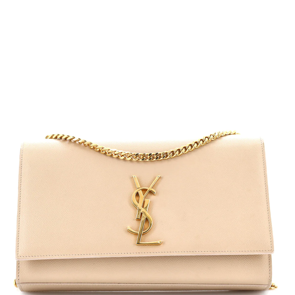 Classic Monogram Crossbody Bag Grainy Leather Medium - Deep Luxury