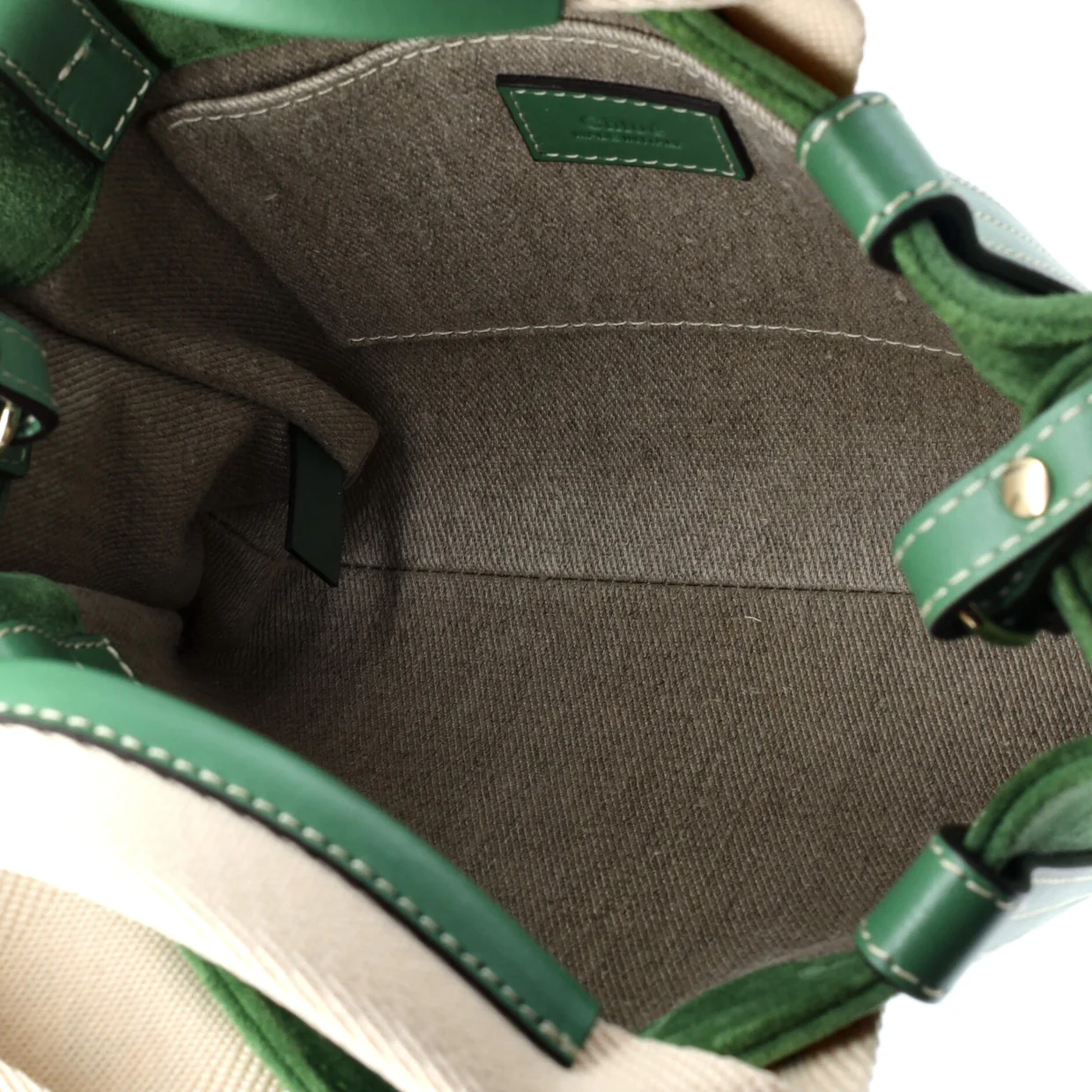 Woody Convertible Tote Suede with Leather Small - Deep Luxury