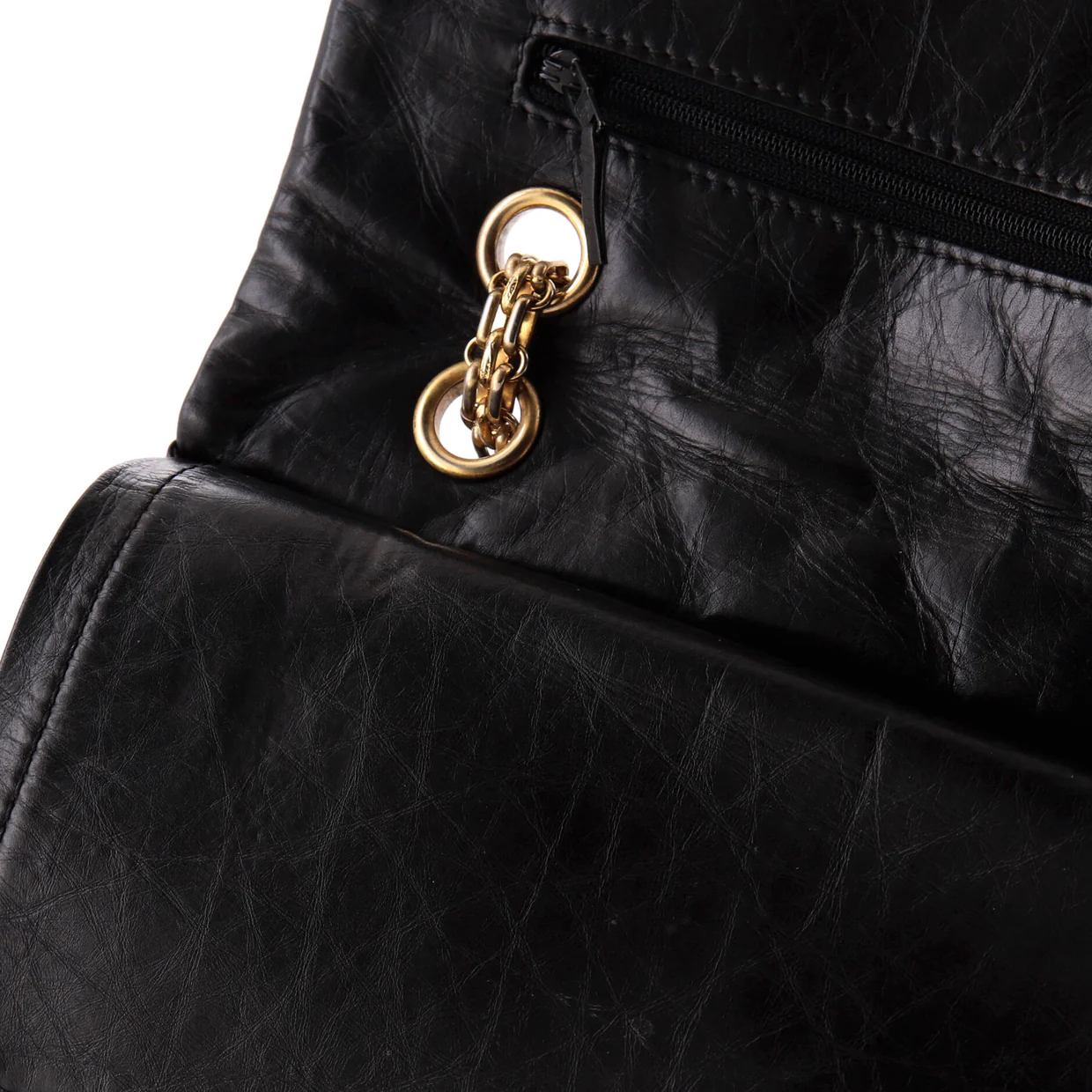 Reissue 2.55 Flap Bag Quilted Aged Calfskin 227 - Deep Luxury