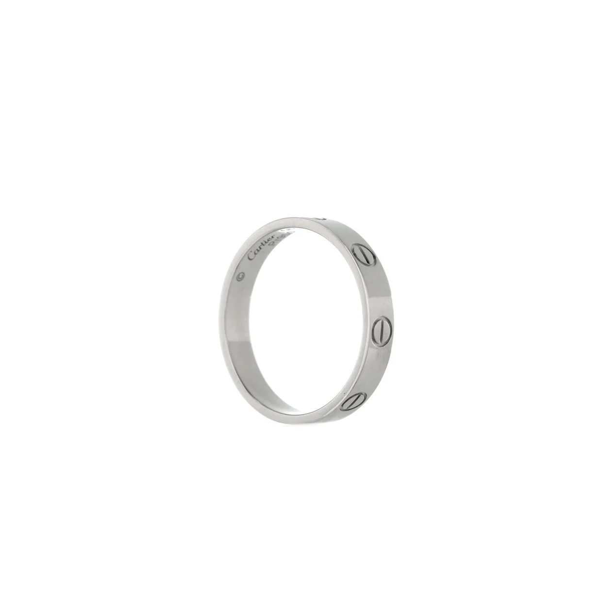 Love Wedding Band Ring Platinum - Deep Luxury