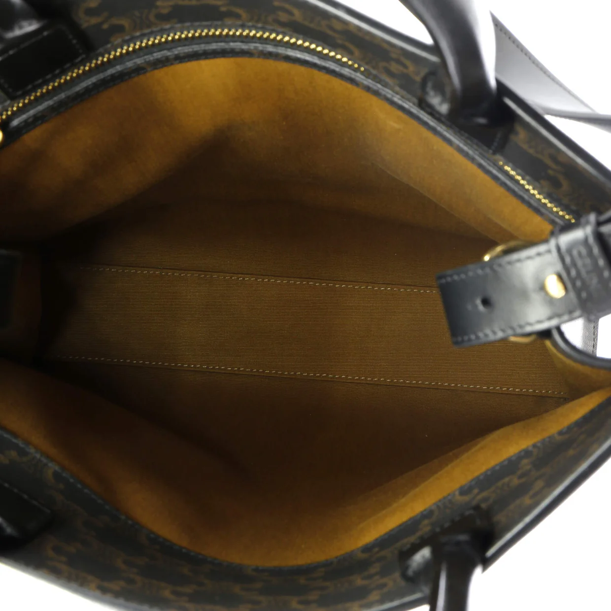 Vertical Cabas Tote Triomphe Coated Canvas Medium - Deep Luxury